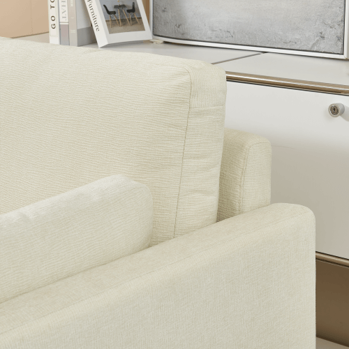 Small Contemporary Loveseat Sofa 58 (4 Colors)