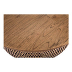 Kamari Rattan Round Coffee Table Solid Wood Top 44