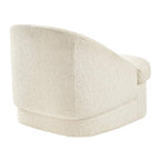 Hurley Beige Chenille Swivel Lounge Chair