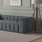 Eden Modern Boucle Bubble Sofa 90