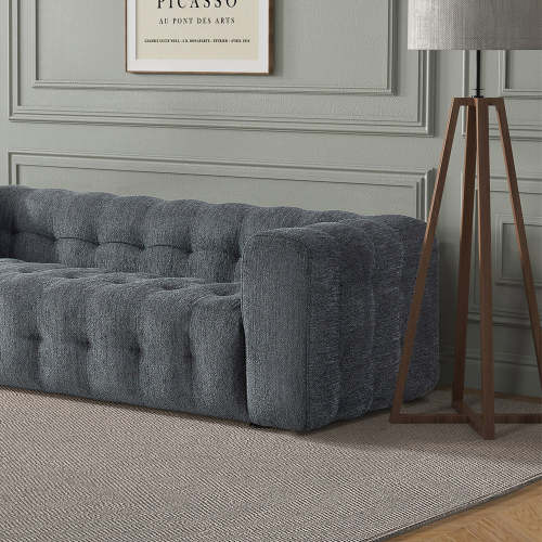 Eden Modern Boucle Bubble Sofa 90