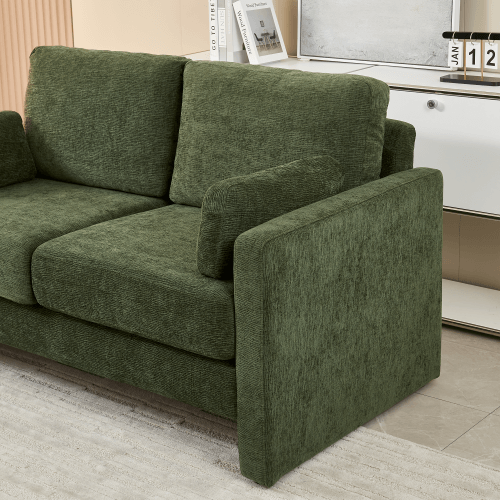 Small Contemporary Loveseat Sofa 58 (4 Colors)