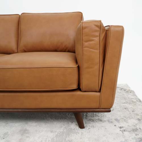 Chase MCM Genuine Leather Sofa 91