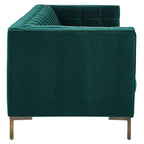 Isaac Tufted Velvet Fabric Sofa 83' (2 Colors)