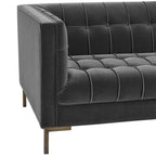 Isaac Tufted Velvet Fabric Sofa 83' (2 Colors)