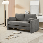 Small Contemporary Loveseat Sofa 58 (4 Colors)