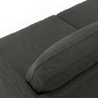 Livingston MCM Gray Fabric Sofa Loveseat 76W