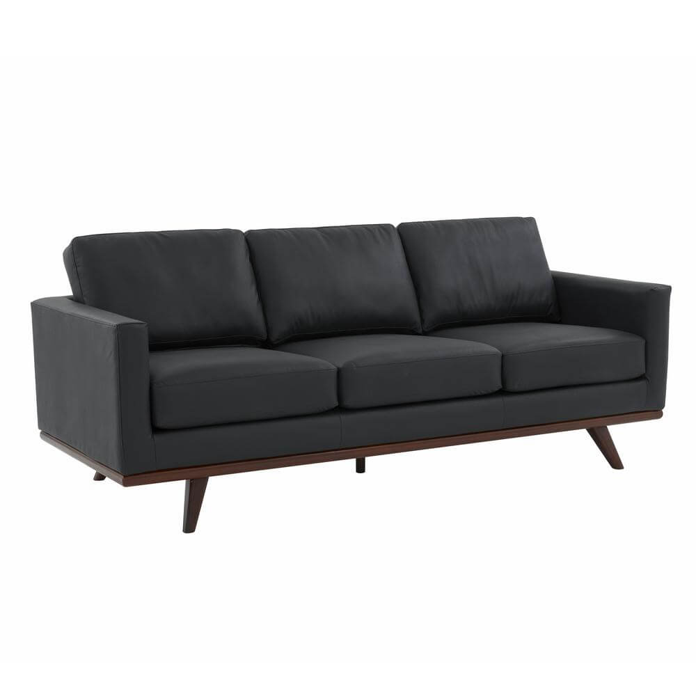 Chester MCM Faux Leather Sofa 83 (5 Colors)