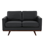 Chester MCM Faux Leather Loveseat Sofa 58 (5 Colors)