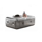 Brancaster Retro Industrial Aluminum Storage Drawer Coffee Table 52W