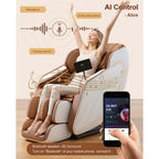 Full Body Zero Gravity Massage Chair with SL-Track and Back Heating