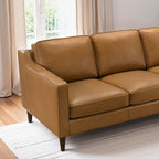Cooper MCM Genuine Leather 3 Seat Sofa 81