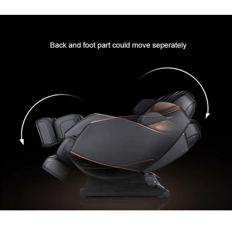 Full Body Zero Gravity Shiatsu Massage Chair SL-Track Recliner (Black or Beige)