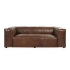 Classic Brancaster Top-Grain Leather Sofa 98L