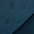 Aidan MCM Styled Tufted Fabric Sofa Loveseat 72L