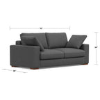 Charlie Deep Seater Loveseat Sofa 78' (2 Colors)