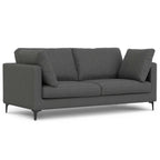 Ava MCM Gray Performance Fabric Sofa Loveseat 76L (2 Color Options)