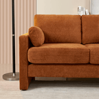 Small Contemporary Loveseat Sofa 58 (4 Colors)