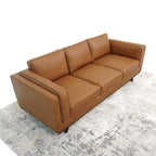Chase MCM Genuine Leather Sofa 91