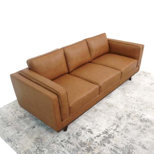 Chase MCM Genuine Leather Sofa 91