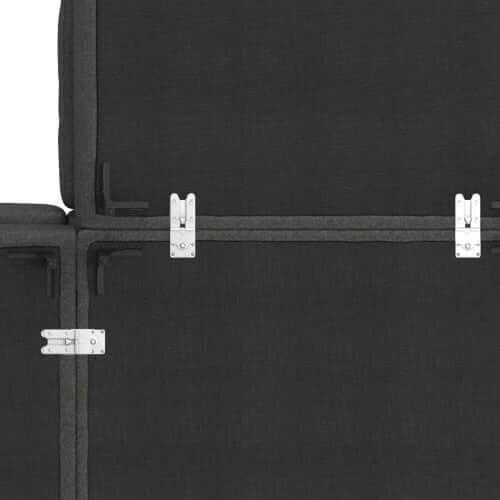 Ava MCM Cream Symmetrical Corner Sofa Sectional 102 (2 Colors)