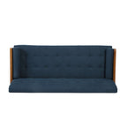 Aidan MCM Styled Tufted Fabric Sofa Loveseat 72L