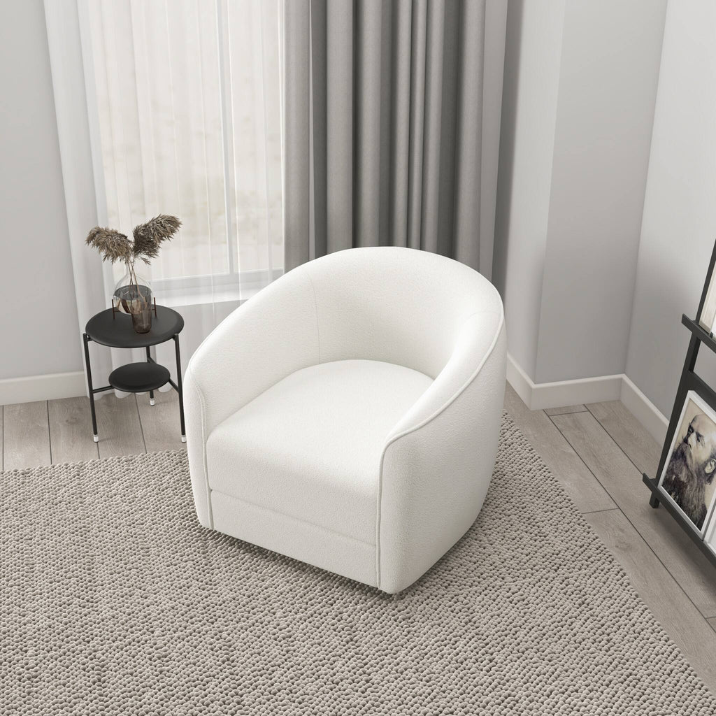 Elise Swivel Barrel Accent Chair