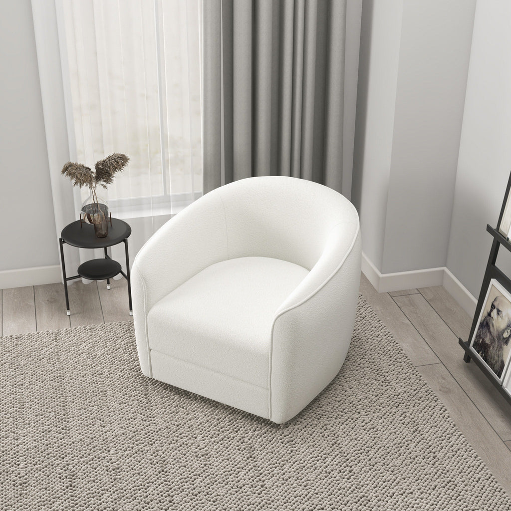 Elise Swivel Barrel Accent Chair