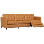 Christopher MCM Leather Power Reclining Sofa 93
