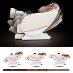 Full Body Zero Gravity Shiatsu Massage Chair SL-Track Recliner (Black or Beige)