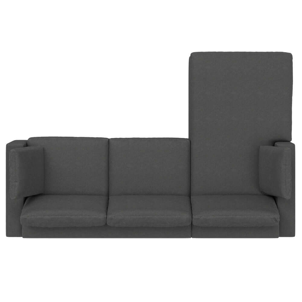 Charlie Modern Deep Seat Sectional Chaise Sofa 122 (2 Colors)