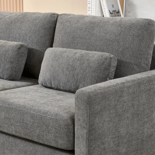 Small Contemporary Loveseat Sofa 58 (4 Colors)