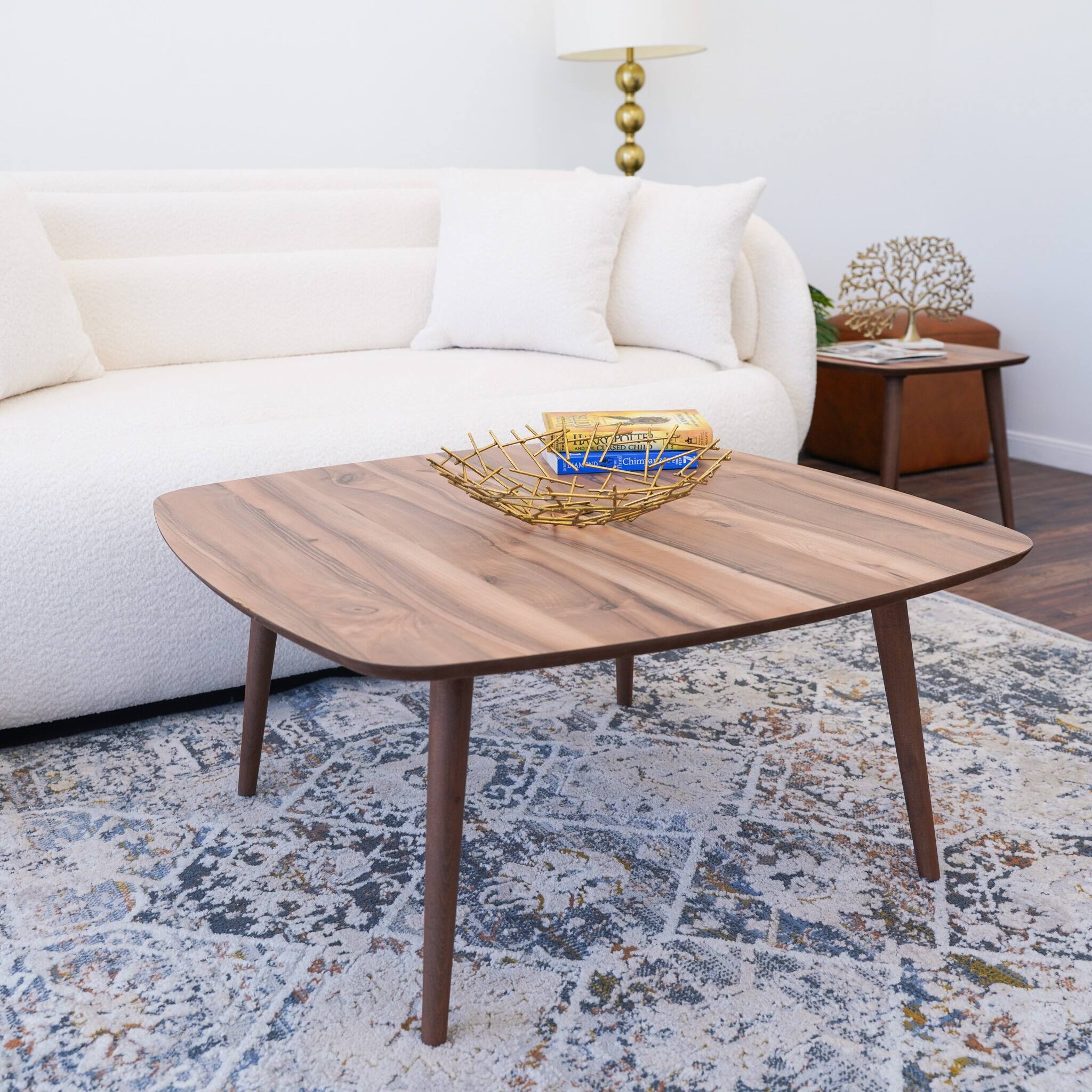 Kalen Solid Wood Square Coffee Table 35.5