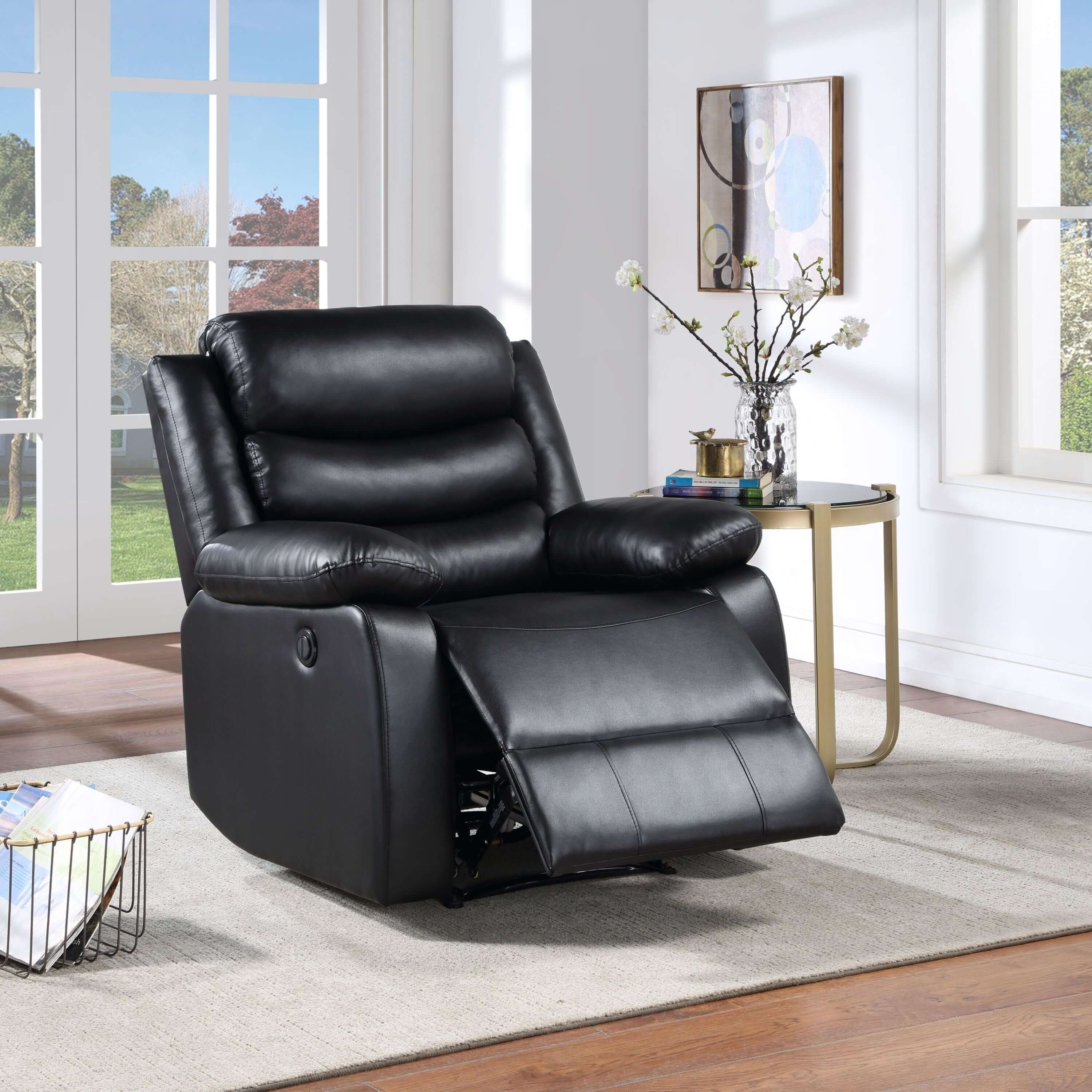 Eilbra PU Leather Power Motion Recliner (2 Color Options)