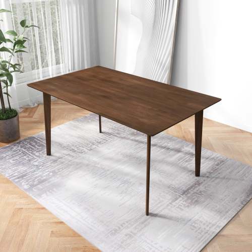 Carlos MCM Solid Wood Rectangular Dining Table 59