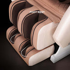 Full Body Zero Gravity Shiatsu Massage Chair SL-Track Recliner (Black or Beige)