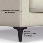 Ava MCM Performance Fabric Sofa 90L (2 Colors)