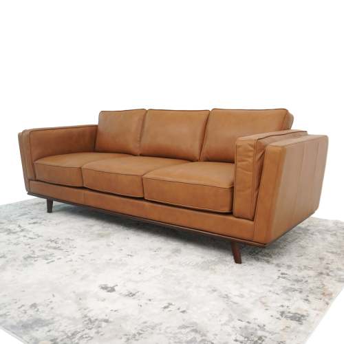 Chase MCM Genuine Leather Sofa 91