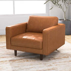 Catherine MCM Leather Lounge Chair