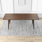 Carlos MCM Solid Wood Rectangular Dining Table 59