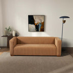 Elara Channel Tufted Velvet Sofa 90 (3 Colors)