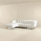 Addison Tufted L Shape Chaise Sofa Sectional 102.5 (2 Colors)