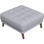 Addison MCM Tufted Square Ottoman (Color & Upholstery Options)