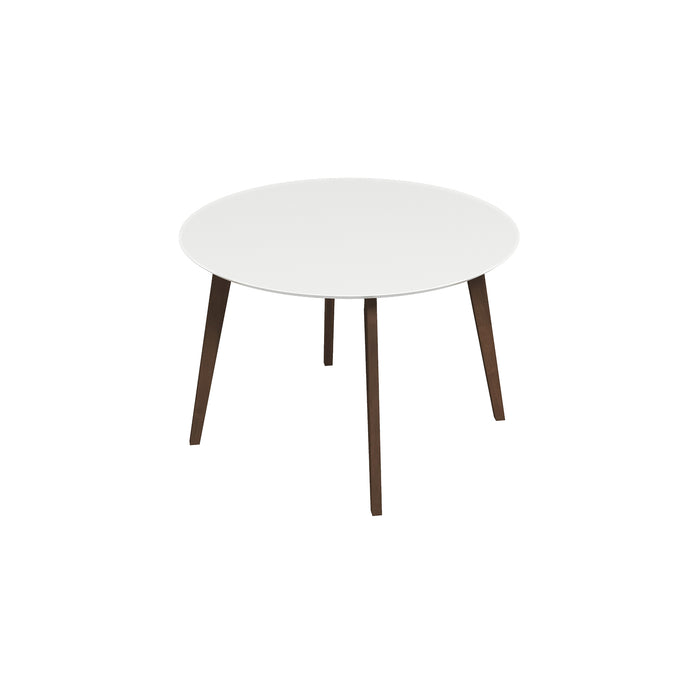 Alina MCM Round Walnut Wood Dining Table 43 (2 Colors)