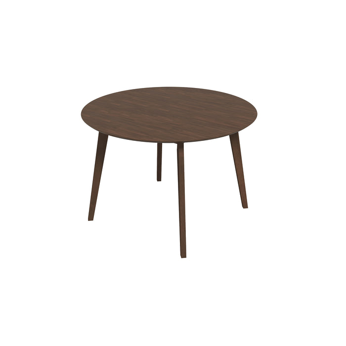 Alina MCM Round Walnut Wood Dining Table 43 (2 Colors)
