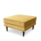 Amber MCM Square Upholstered Ottoman 32