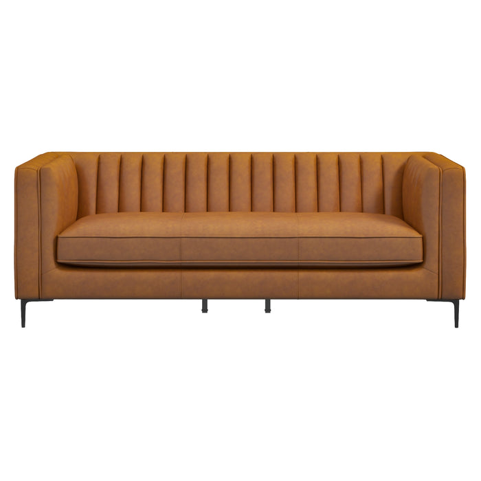 Angelina Midcentury Channel Tufted Sofa 84 (6 Colors)