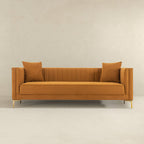Angelina Midcentury Channel Tufted Sofa 84 (6 Colors)