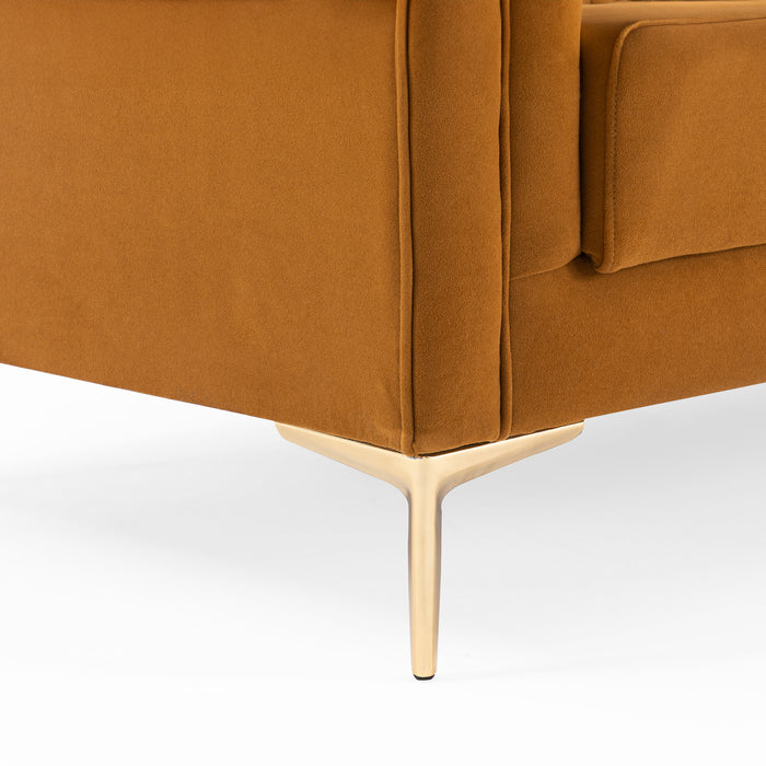 Angelina Midcentury Channel Tufted Sofa 84 (6 Colors)