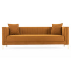 Angelina Midcentury Channel Tufted Sofa 84 (6 Colors)